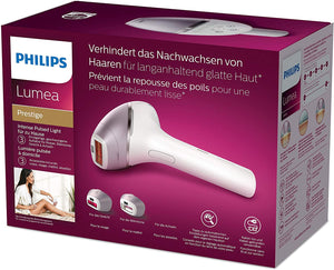 Philips BRI954/00 Lumea Prestige Epilateur à Lumière Pulsée (IPL), Épilation Semi-définitive avec 3 Embouts Intelligents Uniques pour Corps, Visage et Zones Sensibles